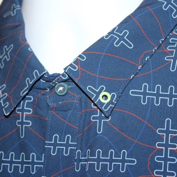 NWT $85 Mens WILLIAM "Bill" MURRAY GOLF Laces Out SS Button Sport Shirt L - Picture 5 of 9